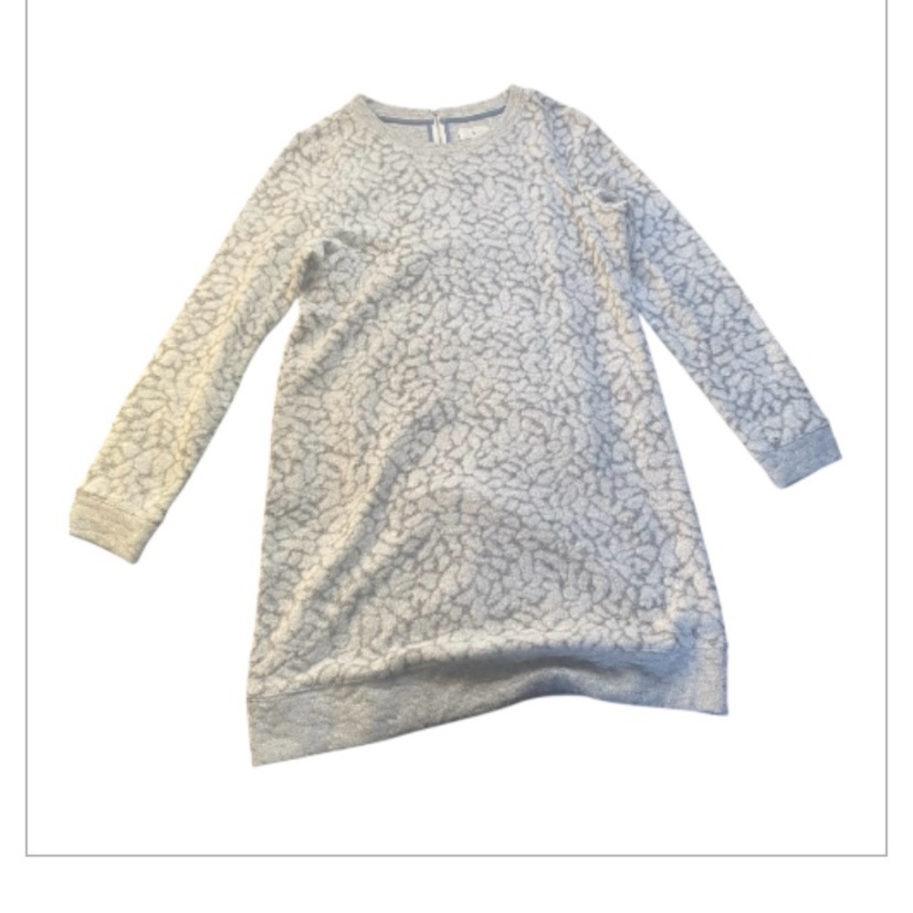 Lou & Grey Light Gray Textured Sweater Sz L